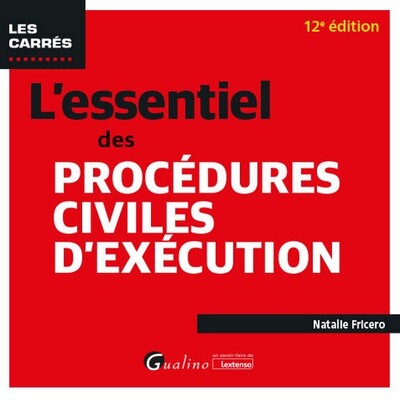 Image de L'essentiel des procédures civiles d'exécution