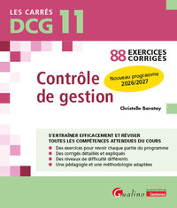 Image de DCG 11 - Exercices corrigés - Contrôle de gestion