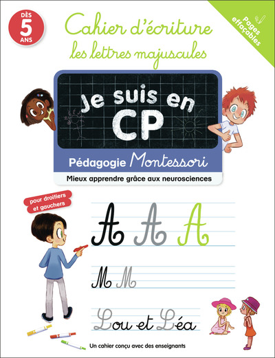 Image de Je suis en CP - Cahier d'écriture : les lettres majuscules