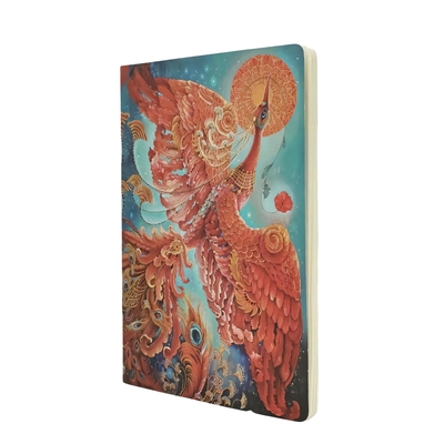 Picture of Cahiers Les Oiseaux du Bonheur Oiseau de Feu A4 Pointille 80pg.
