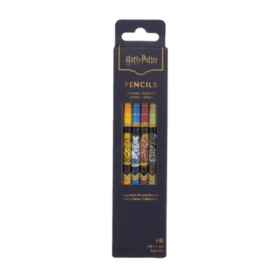 Image de Crayons HARRY POTTER Maisons de Poudlard PACK DE 4