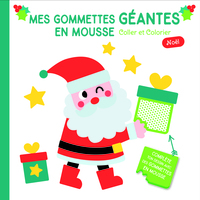 Image de Mes gommettes géantes en mousse Père Noël clin d'oeil (couverture verte)