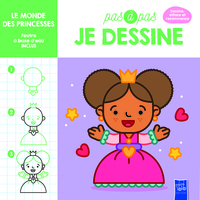 Picture of Le monde des princesses - Pas à pas de dessine