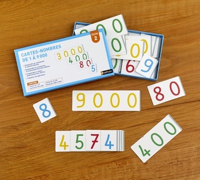Picture of Cartes de numération de 1 à 9000