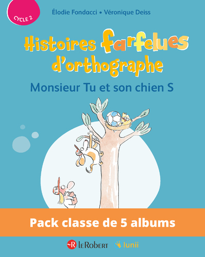 Picture of Pack de 5 ex Histoires farfelues d'orthographe - Monsieur Tu et son chien S