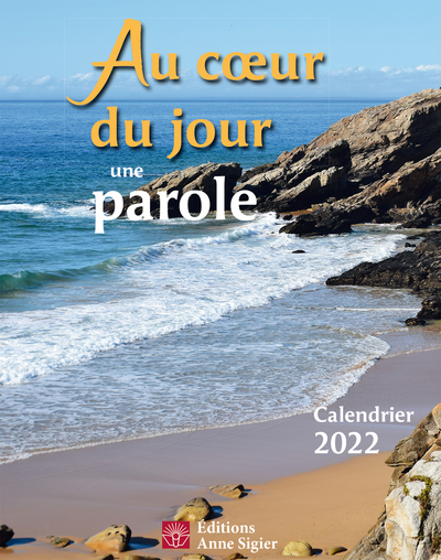Picture of AU COEUR DU JOUR UNE PAROLE - CALENDRIER 2022