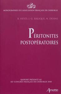 Image de LES PERITONITES POST OPERATOIRES