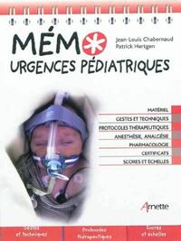 Image de Mémo urgences pédiatriques