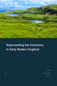 Image de REPRESENTING THE COMMONS IN EARLY MODERN ENGLAND