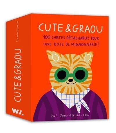 Picture of Cute & Graou - 100 cartes détachables pour une dose de mignonnerie !