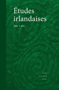 Image de Études irlandaises, n° 47-2/2022
