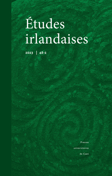 Picture of ETUDES IRLANDAISES, NO 48.2/2023. VARIA