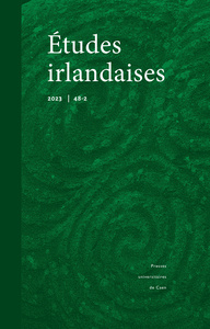 Picture of ETUDES IRLANDAISES, NO 48.2/2023. VARIA