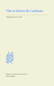 Picture of VITA ET LETTRES DE LANFRANC