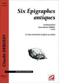 Image de Six Épigraphes antiques (vol. 6)