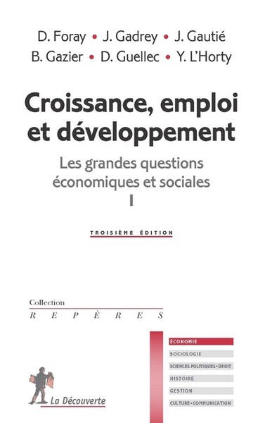 Image de Croissance, emploi et développement - Les grandes questions économiques et sociales I