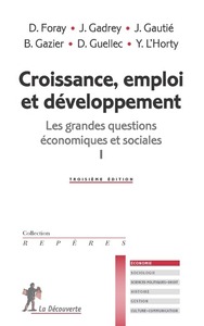 Image de Croissance, emploi et développement - Les grandes questions économiques et sociales I