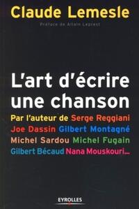 Picture of L'art d'écrire une chanson