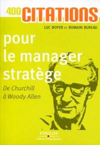 Image de 400 citations pour le manager stratège