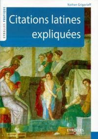 Image de CITATIONS LATINES EXPLIQUEES