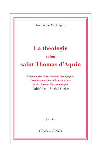 Image de La théologie selon saint Thomas d'Aquin