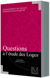 Picture of QUESTIONS À L’ÉTUDE DES LOGES