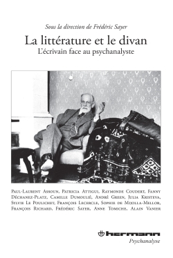 Image de La littérature et le divan