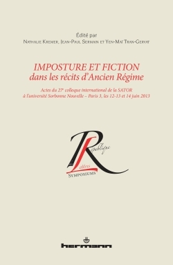 Picture of Imposture et fiction dans les récits d'Ancien Régime