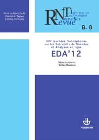 Image de Revue des nouvelles technologies de l'information, n° B-8 EDA'12