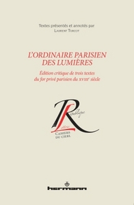 Image de L'ordinaire parisien des Lumières