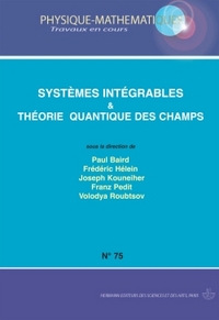 Image de Systèmes intégrables et Théorie des champs quantiques