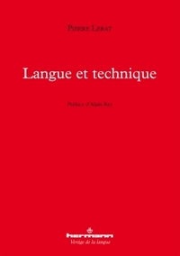 Picture of Langue et technique