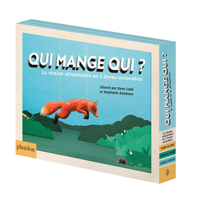 Picture of Qui mange qui ? La Chaine alimentaire en 3 livres-accordéon