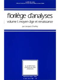 Picture of AU DELA DES NOTES 9 - FLORILEGE D'ANALYSES DE TEXTES N 1: MOYEN AGE ET RENAISSANCE