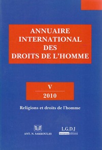 Picture of ANNUAIRE INTERNATIONAL DES DROITS DE L HOMME - V 2010