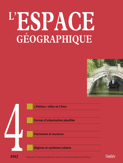 Picture of L'Espace géographique 2017-4