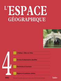 Picture of L'Espace géographique 2017-4