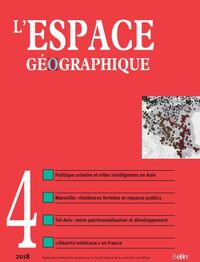 Image de L'Espace géographique n° 4-2018
