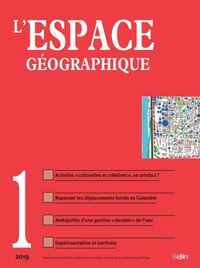 Picture of L'espace géographique n° 1-2019