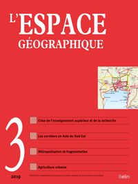 Picture of L'espace géographique n° 3-2019
