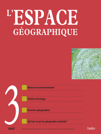 Image de L'Espace géographique 2017-3