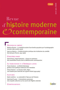 Image de Revue d'histoire moderne et contemporaine n° 73-2 (avril-juin 2026)