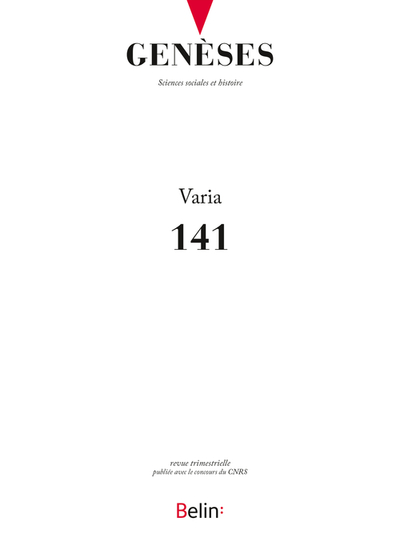 Picture of Genèses n° 141 (2025-4)