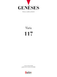Picture of Genèses n°117
