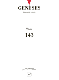 Image de Genèses n° 143 (2026-2)