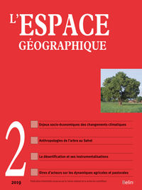 Image de L'espace géographique n° 2-2019