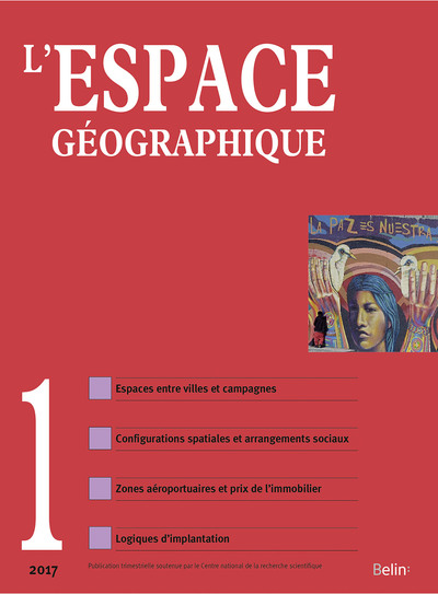 Image de L'Espace géographique 2017-1