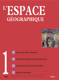 Image de L'Espace géographique 2017-1