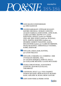 Picture of Po&sie n° 183-184 (2023-1/2)