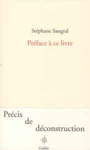 Picture of Préface à ce livre